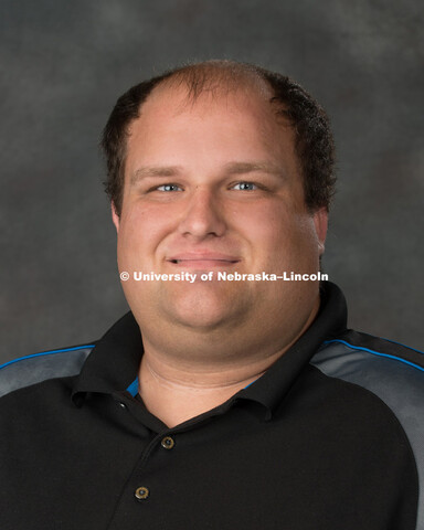 Studio portrait of Austin Duerfeldt, Ag Economist, Assistant Extension Educator, Southeast Research 