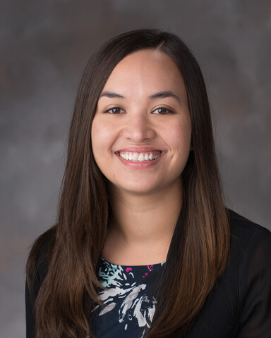 Studio portrait of Ashley Hornsby, Graduate Assistant, Academic Advising for the College of Engineer