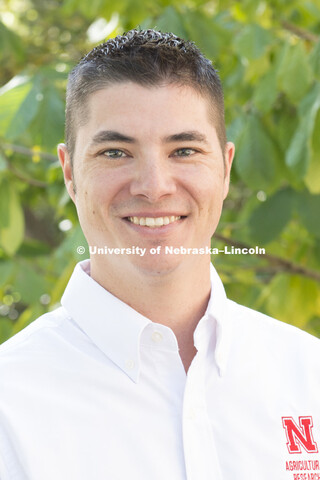 Jared Evert, Finance and Office Manager for the Agricultural Research Division. October 23, 2017. 