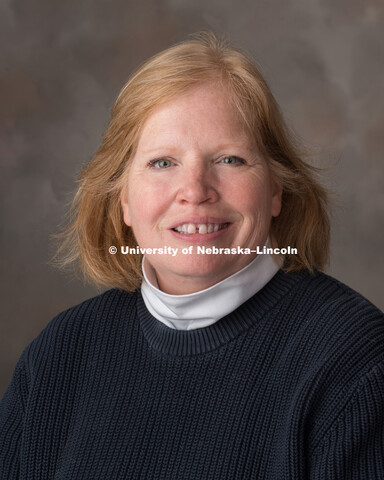 Studio portrait of Ann Tschetter, History. December 7, 2017. 