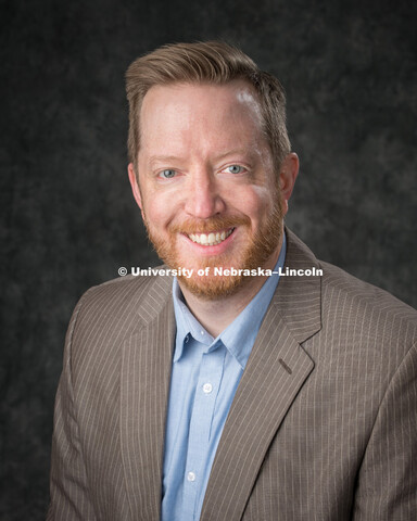 Studio portrait of Aaron Duncan, Assistant Professor of Practice, Communication Studies. College of 