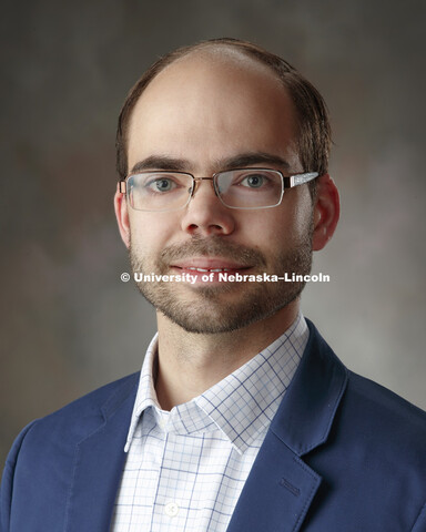 Studio portrait of Alexander Claussen, graduate student in German, and Fulbright awardee. April 26, 