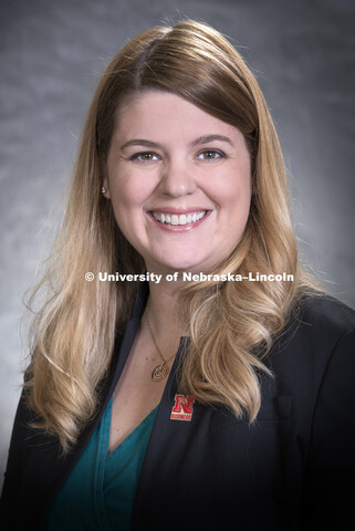 Studio portrait of Amy Bartels, Assistant Professor of Management, College of Business. August 17, 2