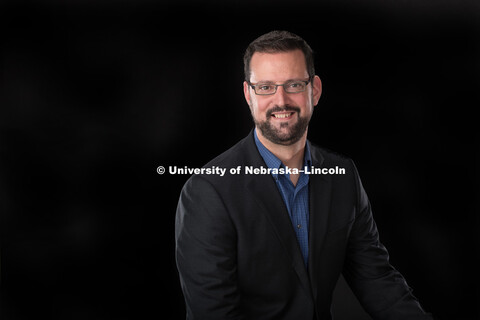 Studio portrait of Adam Schulte-Bukowinski, Piano Technician for the Hixson-Lied Fine and Performing