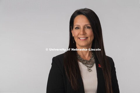 Studio portrait of Nanette Gingery-Lankas, Nebraska College Preparatory Acadmey, Academic Services a