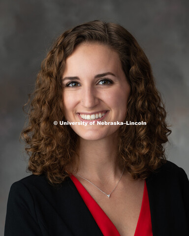 Studio portrait of Taylor Golden, Panhellenic Executives. December 3, 2018. 