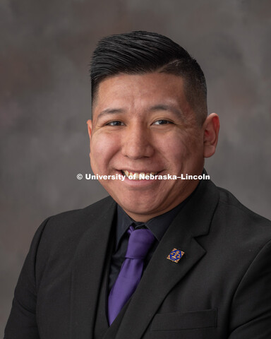 Studio portrait of Francisco Lopez, Panhellenic Executives. December 20, 2018. 