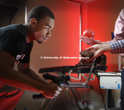 Nebraska researchers Karsten Koehler (second from right) and Christopher Gustafson (right) have foun