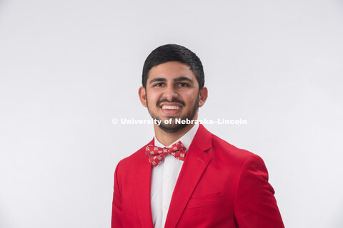 Studio portrait of Alex Fernando, Recruitment Coordinator for the College of Journalism and Mass Com