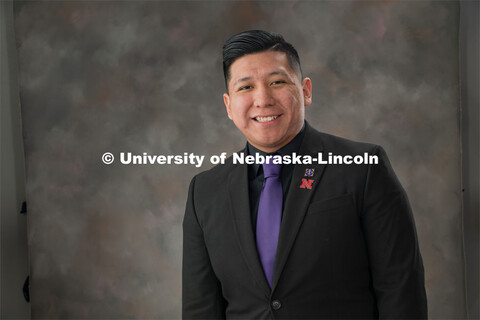 Studio portrait of Francisco Lopez, Panhellenic Executives. March 1, 2019. 