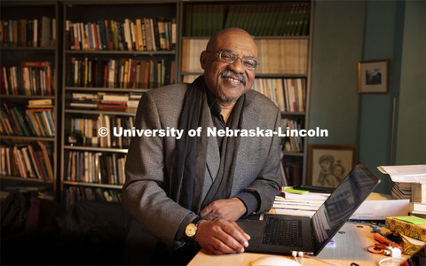 Kwame Dawes, Professor of English, winner of the 2019 NU ORCA award. March 15, 2019. 