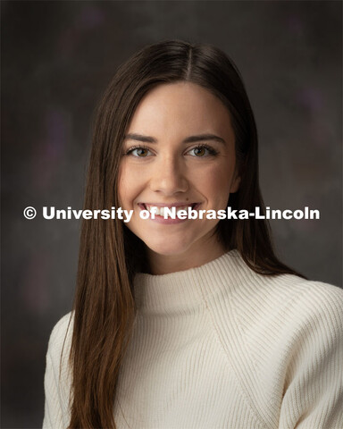 Studio portrait of Allison Black, Fulbright Scholar recipient. March 27, 2019. 