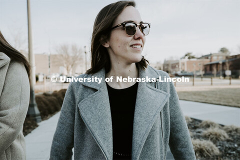 Pictured, Katie Black a designer at University Communication. NU Advocacy Day at the Nebraska Legisl