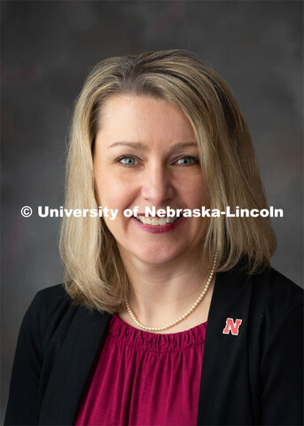 Studio portrait of Jana Burns, Recruitment Coordinator, Durham School of Architectural Engineering a