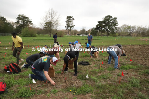 Various photos with Assistant Professor Andrea Basche, Agronomy and Horticulture. April 17, 2019. 