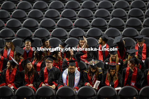 Undergraduate commencement at Pinnacle Bank Arena, May 4, 2019.  