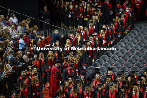 Undergraduate commencement at Pinnacle Bank Arena, May 4, 2019.  