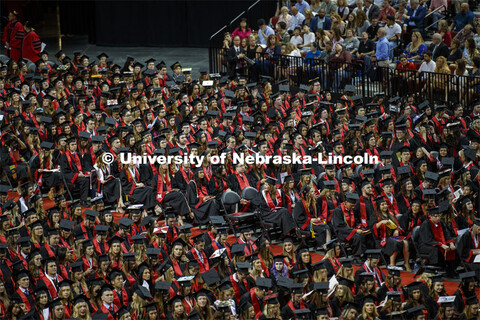 Undergraduate commencement at Pinnacle Bank Arena, May 4, 2019.  