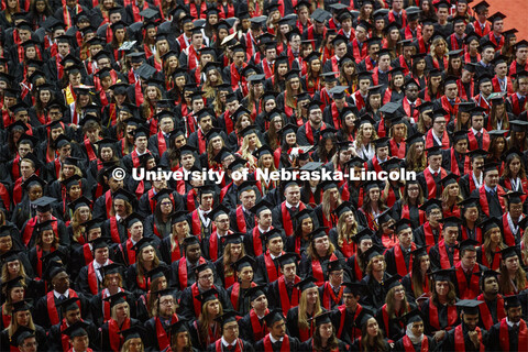 Undergraduate commencement at Pinnacle Bank Arena, May 4, 2019.  