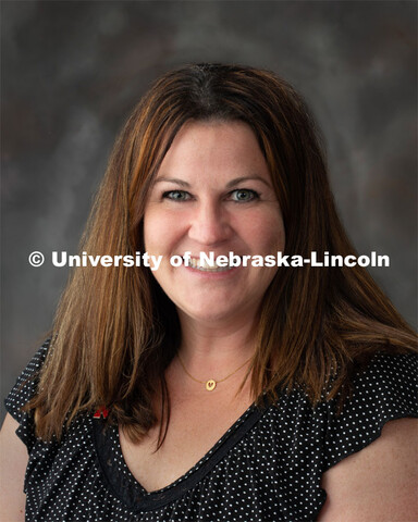 Studio portrait of Heather Wilson, Office Associate, Animal Science. June 6, 2019. 