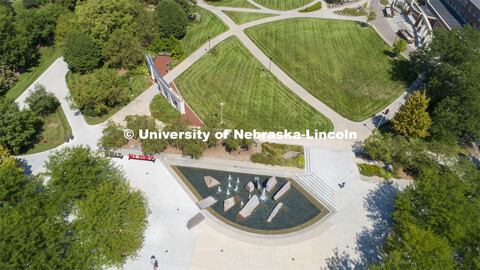 Aerial views of City Campus. August 20, 2019. 