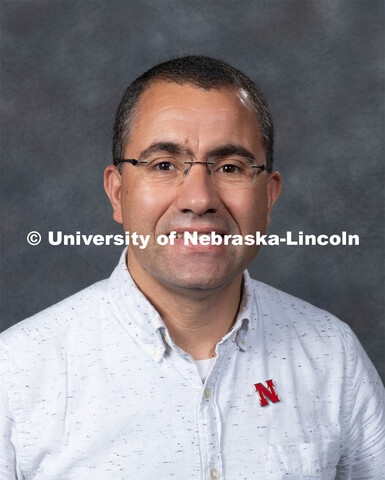 Studio portrait of Abdelghani Laraoui Assistant Professor, Mechanical and Materials Engineering. New