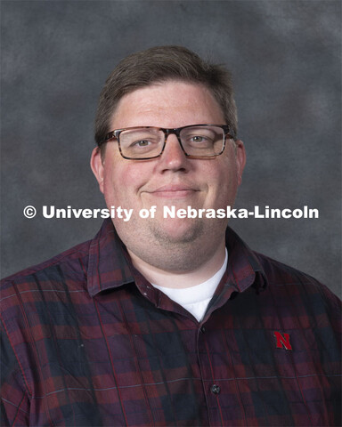 Studio portrait of Raymond Reichenberg, Research Assistant Professor, Nebraska Center for Research o