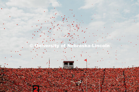 Nebraska vs. Southern Alabama football game. August 31, 2019. 