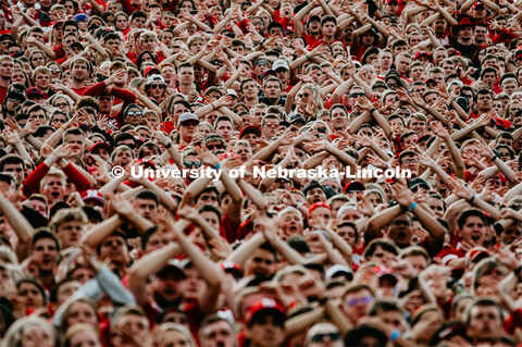 Nebraska vs. Southern Alabama football game. August 31, 2019. 