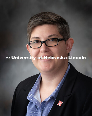 Studio portrait of Amy Ort, Instructional Design Tech Specialist, Center for Transformative Technolo