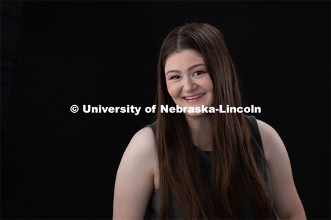 Studio portrait of Melisa Spilinek, Graduate Research Assistant, Textiles Merchandising and Fashion 