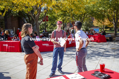 Majors Fair outside of Nebraska Union. October 8, 2019. 