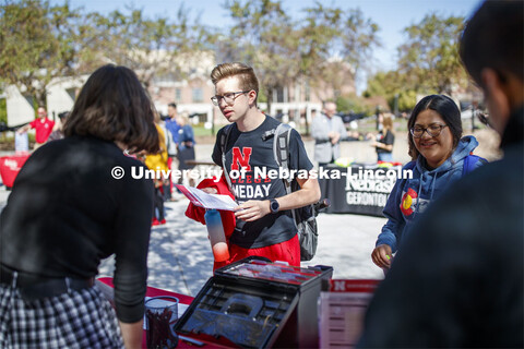 Majors Fair outside of Nebraska Union. October 8, 2019. 