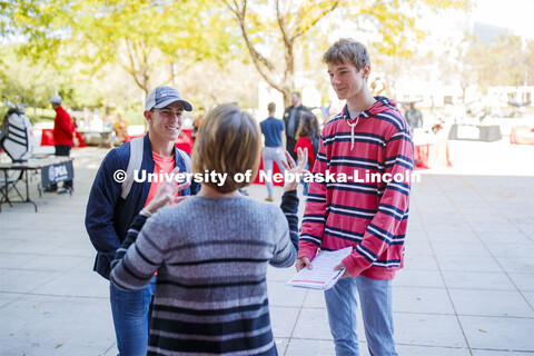 Majors Fair outside of Nebraska Union. October 8, 2019. 