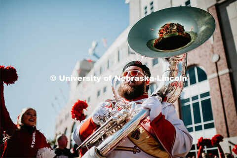 Unity walk on the way to Memorial Stadium for the Nebraska vs. Indiana University football game. Oct