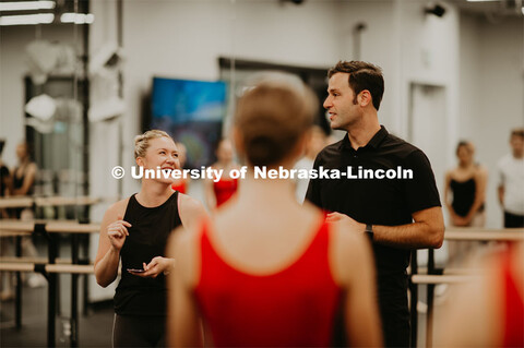 Dance Masters Class in the Johnny Carson Center for Emerging Media Arts dance studios. October 27, 2