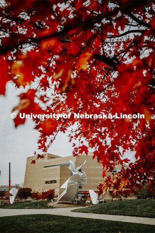 Torn Notebook sculpture outside the visitor’s center. November 4, 2019. 