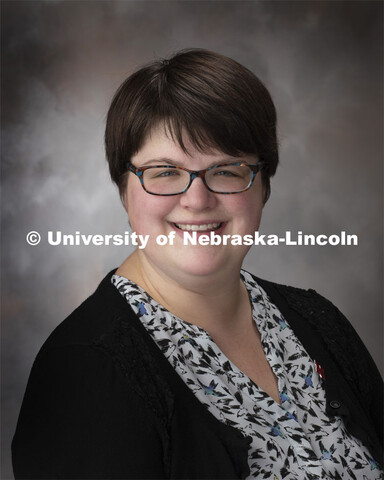 Studio portrait of Anna Fuller, Research Technologist for Animal Science. November 25, 2019. 