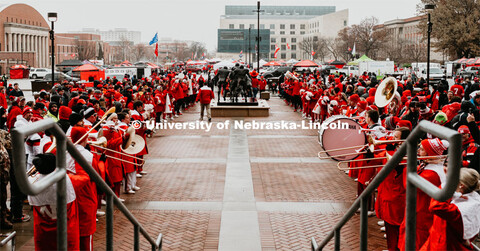 Unity walk at the Nebraska vs. Iowa State University football game. November 29, 2019. 