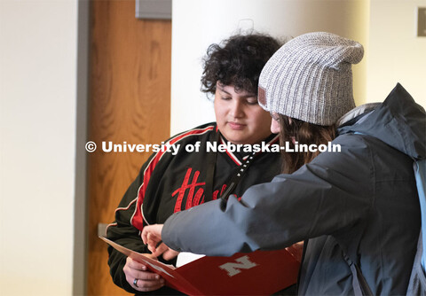 Grand Island Senior High (GISH) students visit UNL. December 18, 2019. 