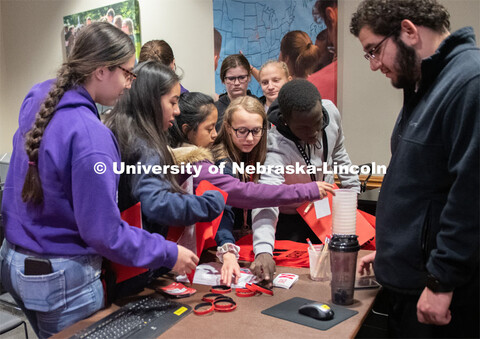 Grand Island Senior High (GISH) students visit UNL. December 18, 2019. 