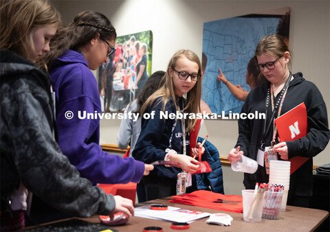 Grand Island Senior High (GISH) students visit UNL. December 18, 2019. 