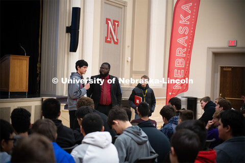 Grand Island Senior High (GISH) students visit UNL. December 18, 2019. 