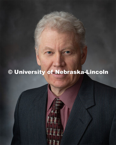 Studio portrait of Ross Secord, Associate Professor, Earth and Atmospheric Sciences. January 9, 2020