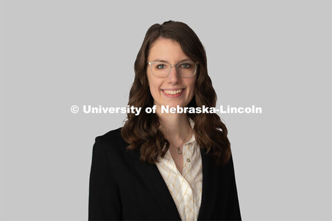 Studio portrait of Brandi Clement, Recruitment Specialist, Office of Admissions. January 10, 2020. 