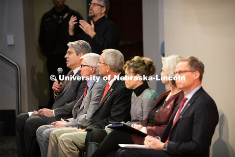 Lance Perez, Dean of College of Engineering, speaks at The State of Our University. The N2025 strate