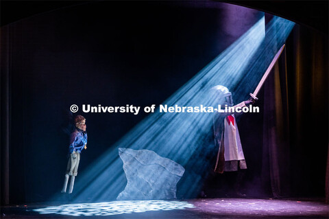 Nebraska Repertory Theatre's production of "A Thousand Words". The original play by students in a co