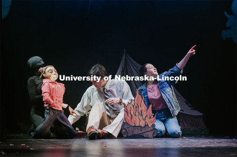 Nebraska Repertory Theatre's production of "A Thousand Words". The original play by students in a co