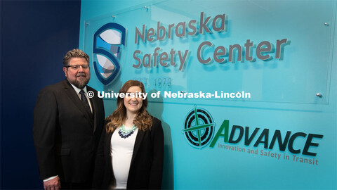 Mick Anderson, Director, and Kaitlyn Richardson, Rural Transportation Manager, of the Nebraska Safet