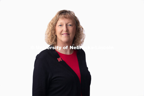 Studio portrait of Lori Drake, ASEM Business Center. February 28, 2020. 